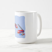 Mug Camions pompiers rouges (Devant droit)