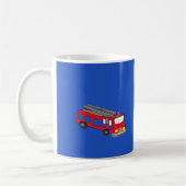 Mug Camions pompiers rouges (Gauche)