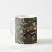 Mug camo armée brun et vert personnalisé (Devant gauche)
