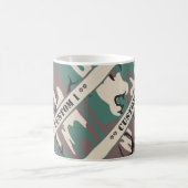 Mug Camo avec le texte fait sur commande (Centre)