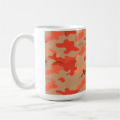 Mug Camo de bois orange (Gauche)