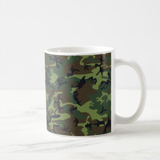 Mug [CAMO-GR-1] Camo vert et brun (Droite)