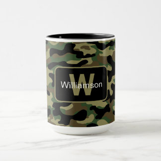 Mug Camo Kaki Forestier Avec Personnalisation