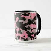 Mug Camo rose (Devant droit)