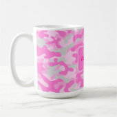Mug Camo rose avec personnalisation (Gauche)
