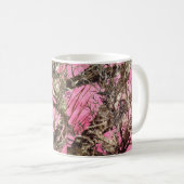 Mug Camo rose - cadeaux de camouflage - (Devant droit)