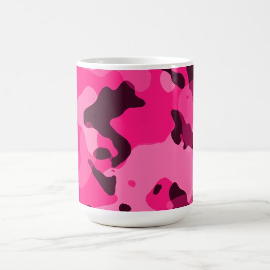 Mug Camo rose-foncé ; Camouflage (Centre)