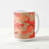 Mug Camo rouge (Devant droit)