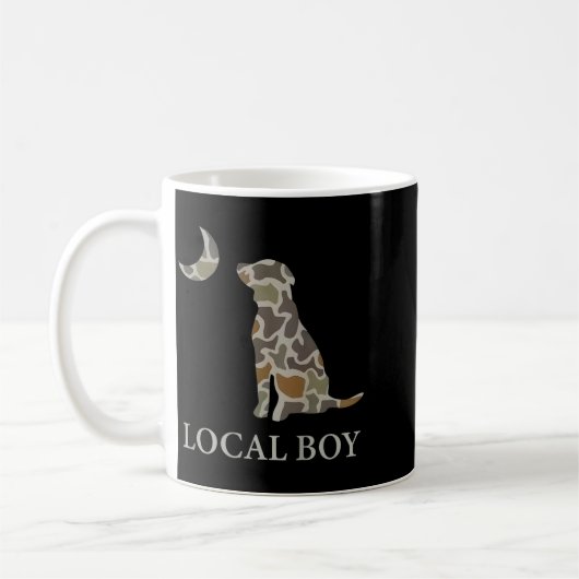 Mug Camo Southern Local Boy Duck Hunting Black Lab Out (Gauche)