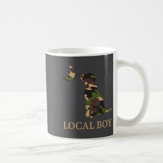 Mug Camo Southern Local Boy Duck Hunting Black Lab Out (Droite)