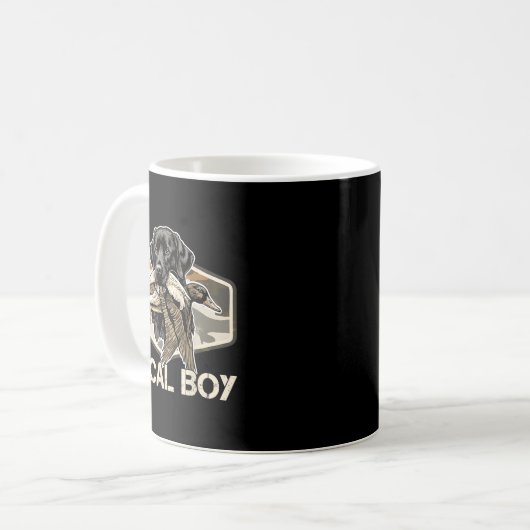 Mug Camo Southern Local Boy Duck Hunting Black Lab Out (Devant gauche)