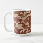 Mug Camo Tan Désert Avec Personnalisation (Gauche)