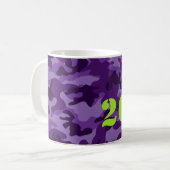 Mug Camo Violet 26.2 Marathon Course Sports (Devant gauche)