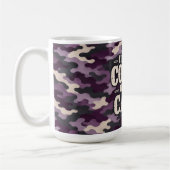 Mug Camo Violet Alimenté par le Café Caché par le Camo (Gauche)