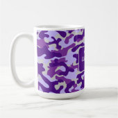 Mug Camo violet avec personnalisation (Gauche)