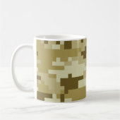 Mug Camouflage 8 bits pour désert numérique / Camo (Gauche)