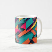 Mug Camouflage Abstrait (Devant droit)