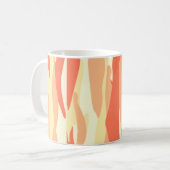 Mug Camouflage Abstrait orange (Devant gauche)