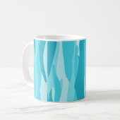 Mug Camouflage Abstrait ton bleu Lève oreiller (Devant gauche)