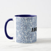 Mug Camouflage bleu ciel numérique (éclairé) (Gauche)