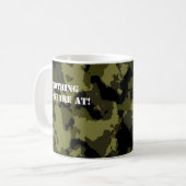 Mug Camouflage Conteneur De Café De Style Militaire (Devant gauche)