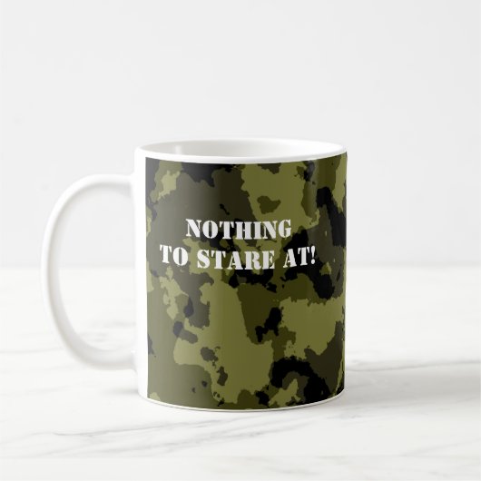 Mug Camouflage Conteneur De Café De Style Militaire (Gauche)