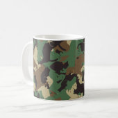 Mug Camouflage de beagle (Devant gauche)