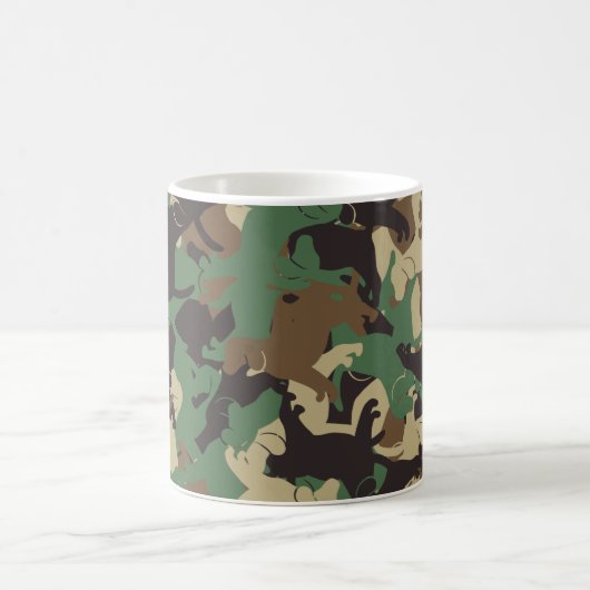 Mug Camouflage de beagle (Centre)