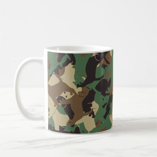 Mug Camouflage de beagle (Gauche)