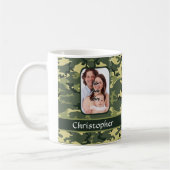 Mug Camouflage de bois vert militaire (Gauche)