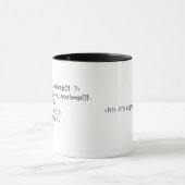 Mug Camouflage de code pour geek (Centre)