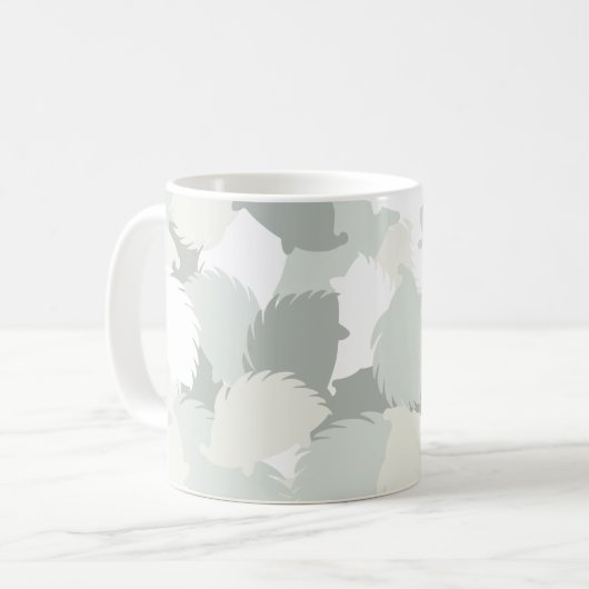 Mug Camouflage de hérisson (Devant gauche)
