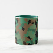 Mug Camouflage de la jungle verte de l'armée Design Mo (Centre)