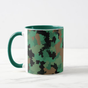 Mug Camouflage de la jungle verte de l'armée Design Mo
