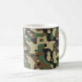 Mug Camouflage de l'armée militaire Monogramme (Devant droit)