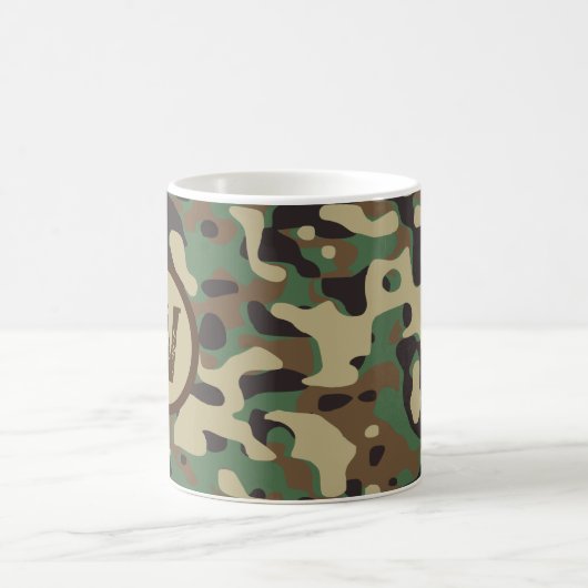 Mug Camouflage de l'armée militaire Monogramme (Centre)