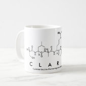 Mug Camouflage de nom de peptide Clariss (Devant gauche)