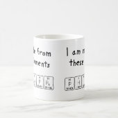 Mug Camouflage de nom de table périodique aux Philippi (Centre)