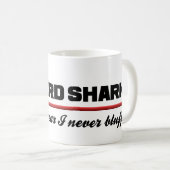 Mug Camouflage de requin carte (Devant droit)