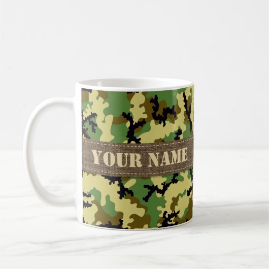 Mug Camouflage des bois (Gauche)