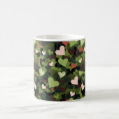 Mug Camouflage du coeur vert (Centre)