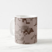 Mug Camouflage du désert du Marpat du Corps des Marine (Devant gauche)