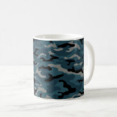 Mug Camouflage en noir de nuit (Devant droit)