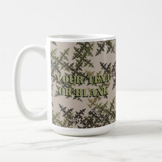 Mug Camouflage fractal - Été (Gauche)