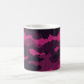 Mug Camouflage hexagonal, texture militaire arrière - (Centre)