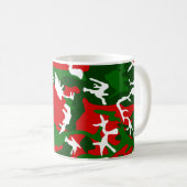 Mug camouflage hideux de Noël (Devant droit)