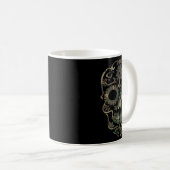 Mug Camouflage militaire Camo Dia De Los Muertos Sucre (Devant droit)