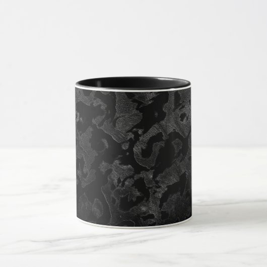 Mug Camouflage moderne Camo-noir et gris foncé (Centre)