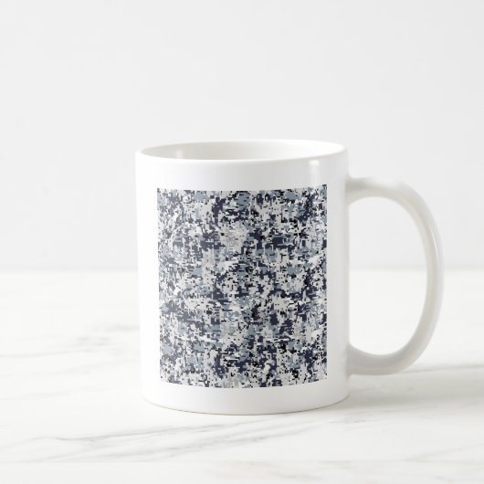 Mug Camouflage numérique gris de style urbain (Droite)