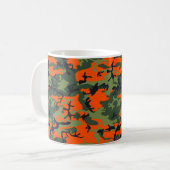 Mug Camouflage orange et vert, Militaire, Armée (Devant gauche)